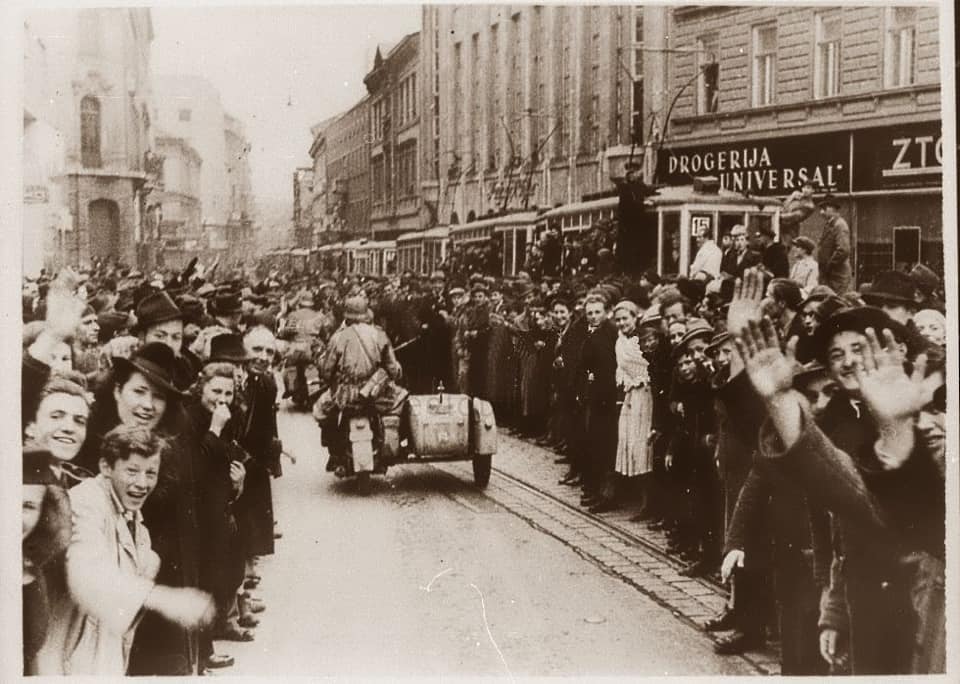 Ilica 1941. godine. Ulazak njemačke vojske u Zagreb B